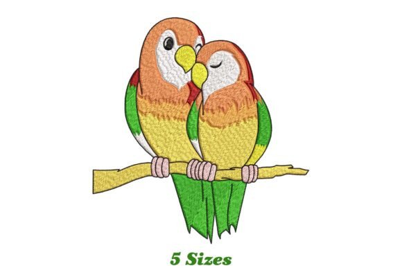 Beautiful Love Birds Embroidery Review