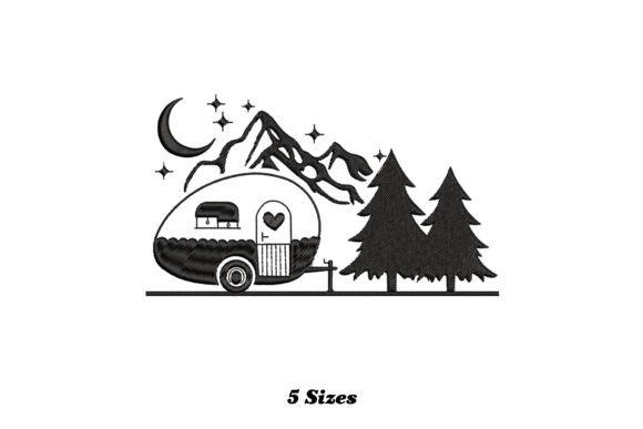 Camping Trailer Applique Embroidery Review