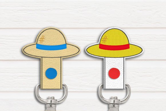 Cartoon Straw Hat Key Fob Embroidery Design Review