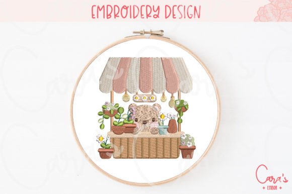 Cute Flower Shop Embroidery Review