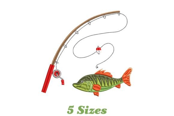 Fish on a Rod Embroidery Review