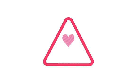 Heart Inside a Triangle Embroidery Review