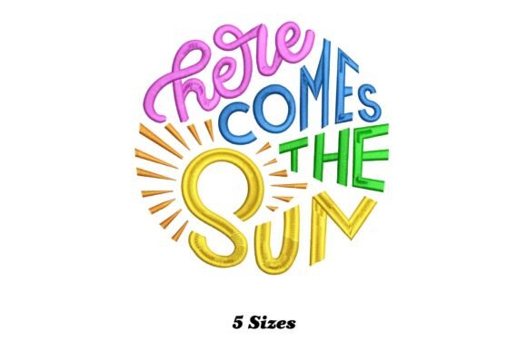 Here Comes the Sun Embroidery Review