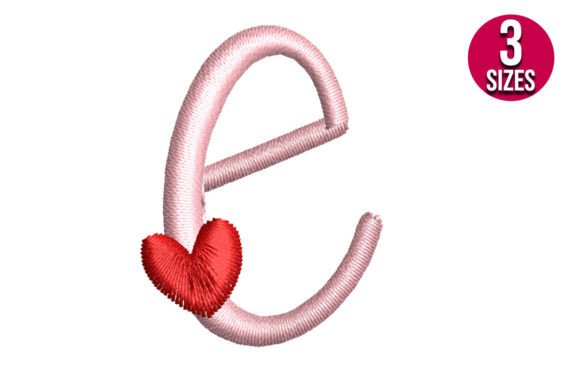 Letter E with Heart Embroidery Review