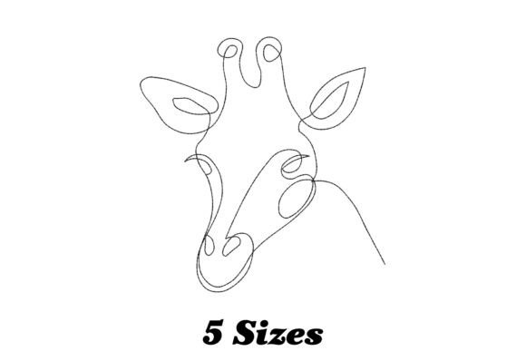 One Line Giraffe Embroidery Review for Seasonal Use