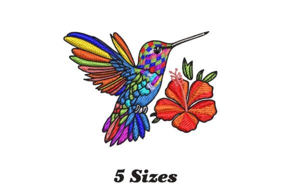 Rainbow Hummingbird Embroidery Review