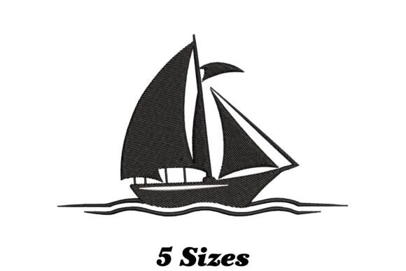 Sailing Boat Silhouette Embroidery Review