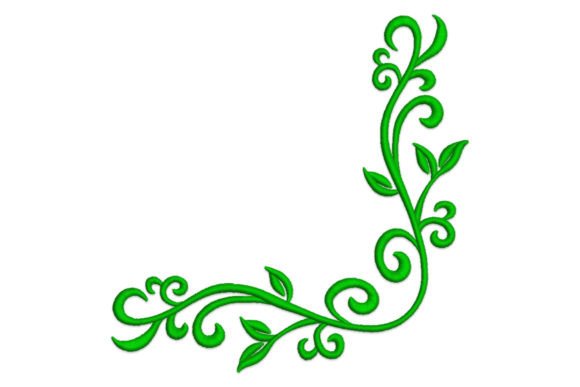 Scroll Corner Border Embroidery Review
