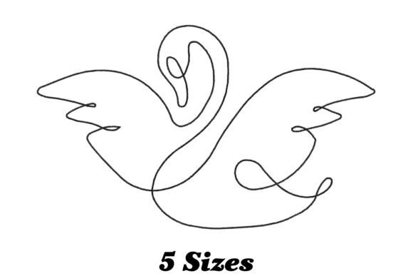 Swan Outline Embroidery Design Review
