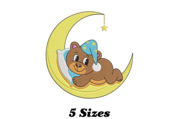 Teddy Bear on Moon Embroidery Design Review