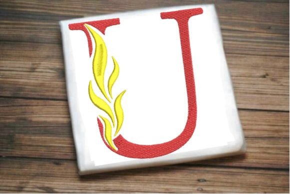 U Letter Beautiful Fire Alphabet Review for Boutique Sweatshirts