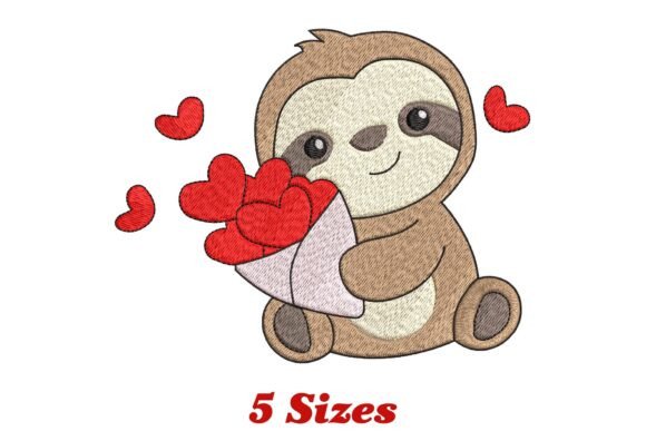 Valentine's Sloth Embroidery Review